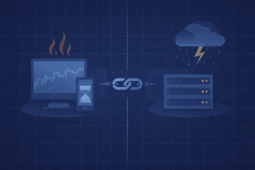 Two buckets of cTrader lag: local machine limits versus network and uptime problems