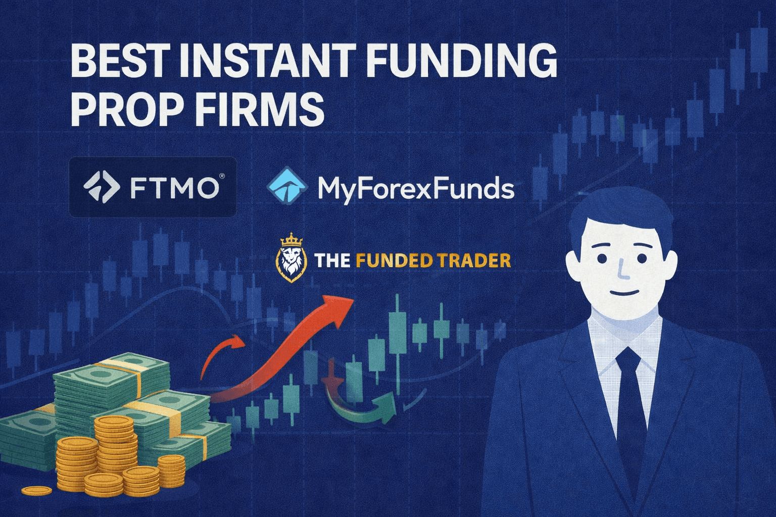 Best Instant Funding Prop Firms 2026: No Challenge Required