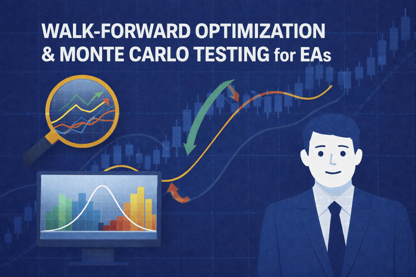 Walk-Forward Optimization & Monte Carlo Testing for EAs